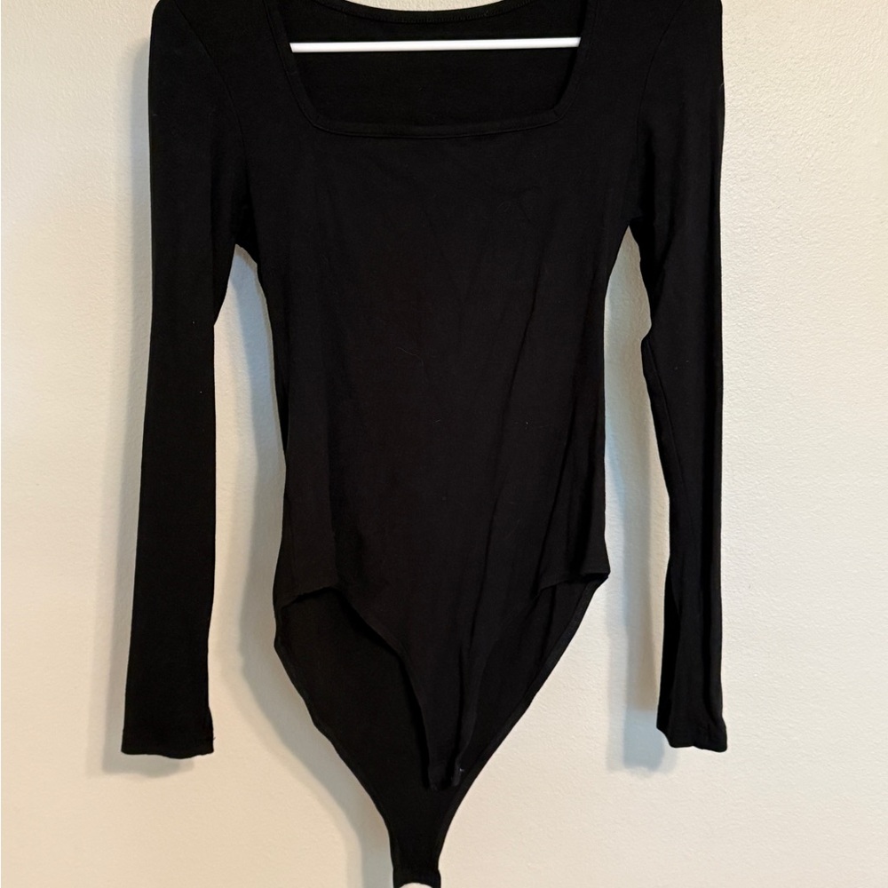 Elegant Square Neck Long Sleeve Bodysuits (5pcs)